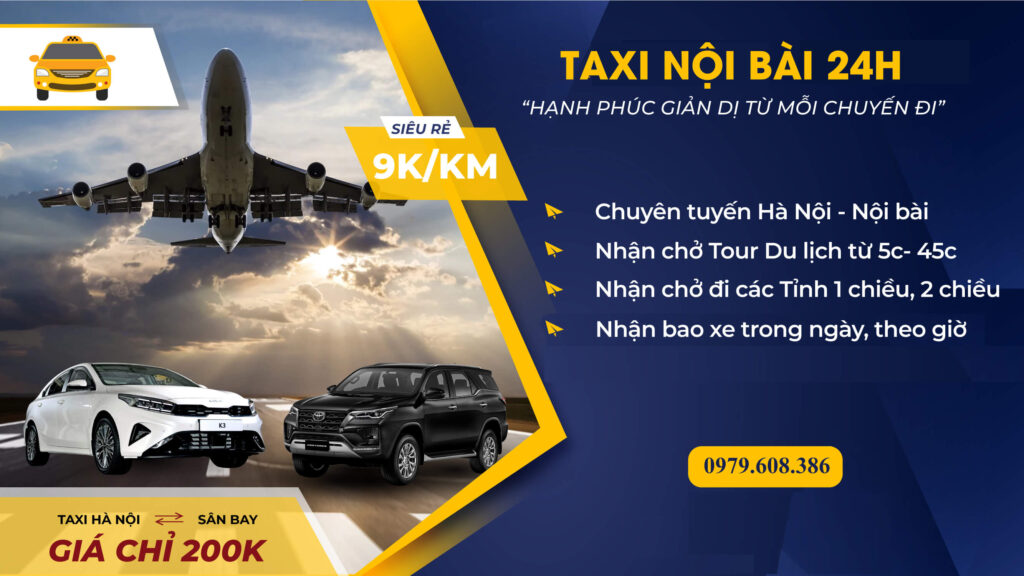 Banner Taxi Nội Bài