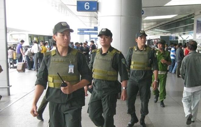 An ninh cơ động tại sân bay 